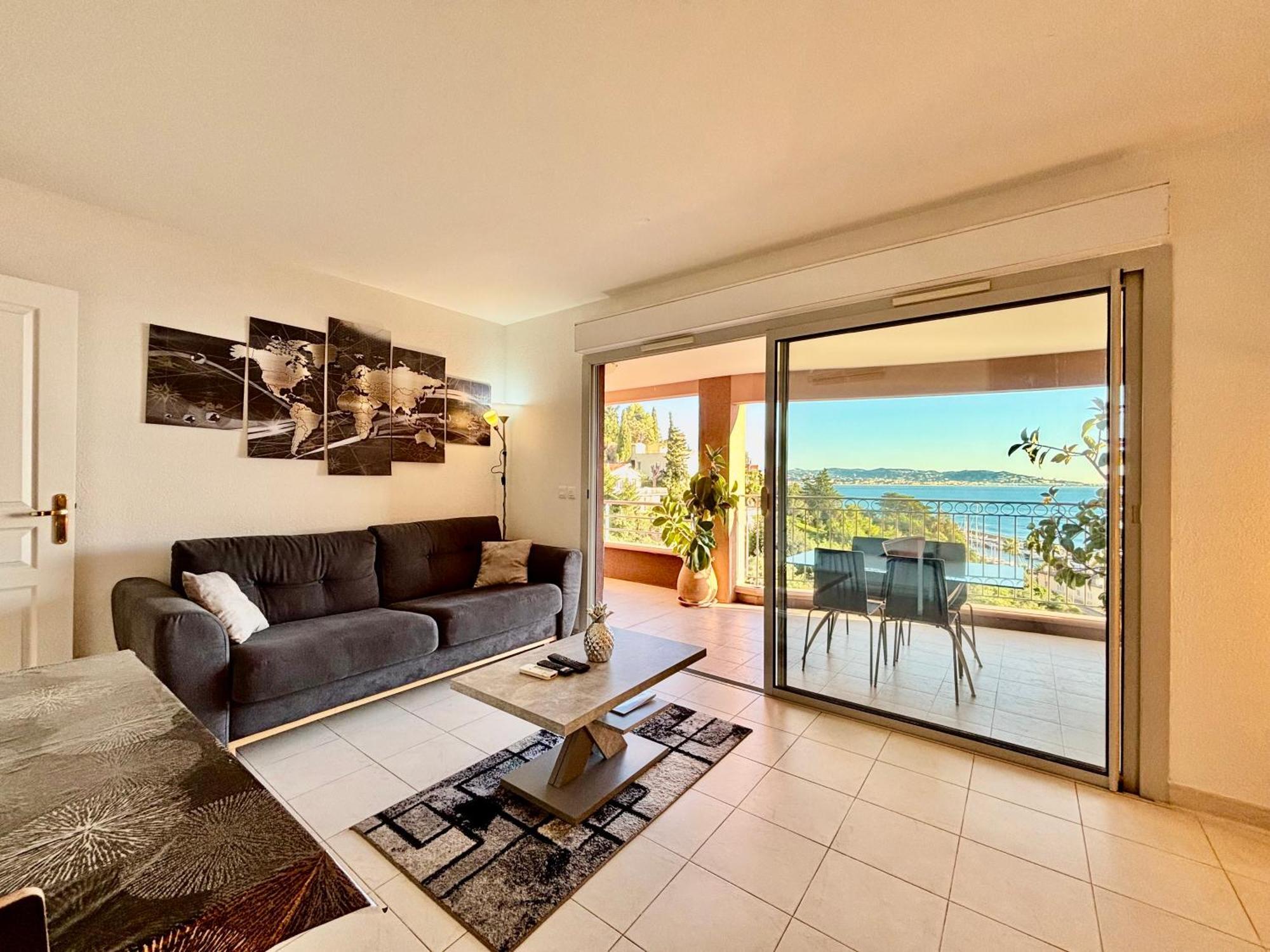 Ferienwohnung Superbe 3 Pieces Sur La Baie De Theoule Exterior foto