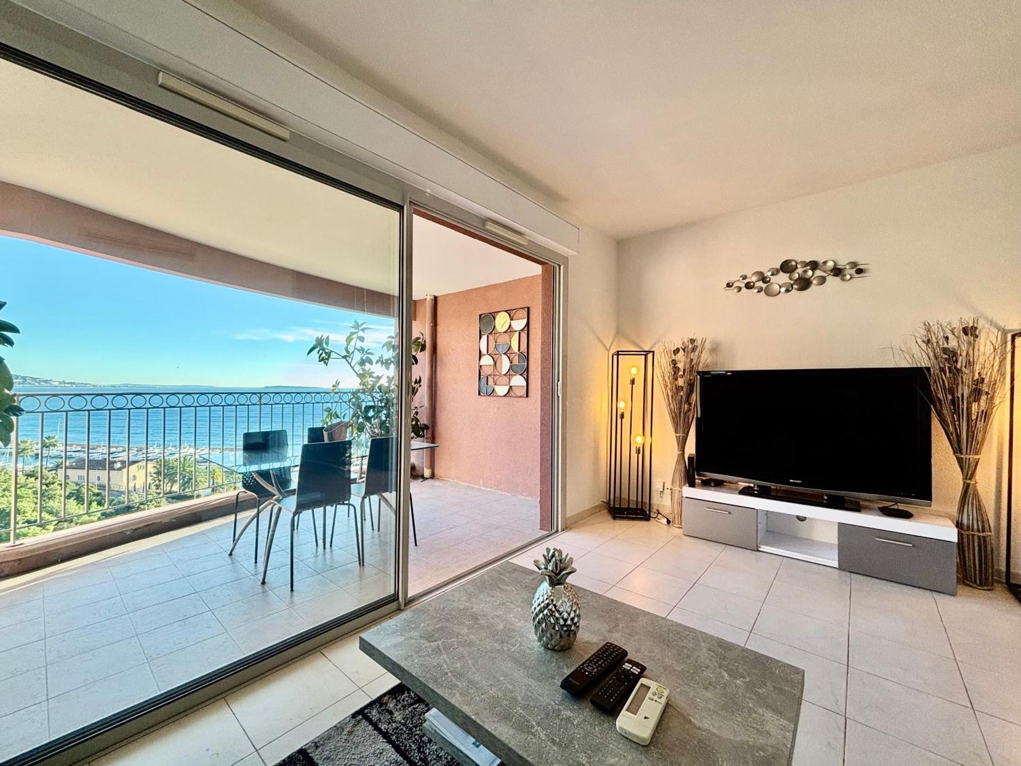 Ferienwohnung Superbe 3 Pieces Sur La Baie De Theoule Exterior foto